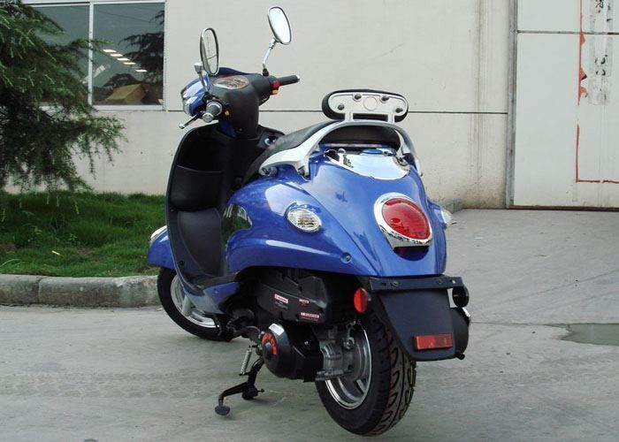 İki Koltuklu 50cc / 125cc Pocket Bike Scooter, Yetişkinler İçin 2 Tekerlekli Scooter