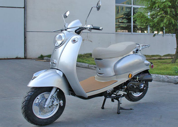 Deri Koltuk Mini Bisiklet Scooter Çocuk İçin Maksimum Güç 4.1 HP Mini 50cc Scooter