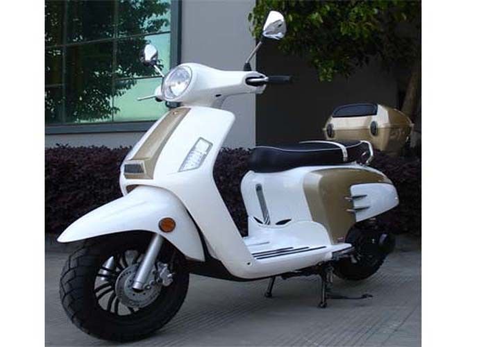 İkili Dikiz Aynalı Otomatik Far Yetişkin Motorlu Scooter 150cc