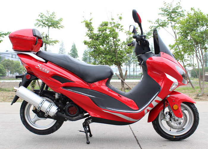 Ön Cam CVT ile Dört Renk Gaz Moped Scooter, Hızlı Hızlı Motorlu Scooter 150cc