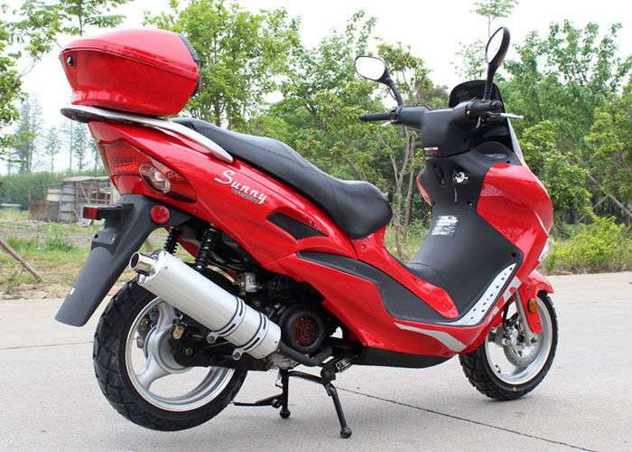 Ön Cam CVT ile Dört Renk Gaz Moped Scooter, Hızlı Hızlı Motorlu Scooter 150cc