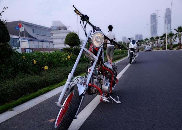 Örümcek Adam Tarzı 50cc Sokak Yasal Motosiklet, Özel Harley Choppers 12 V Pil 3L Tankı