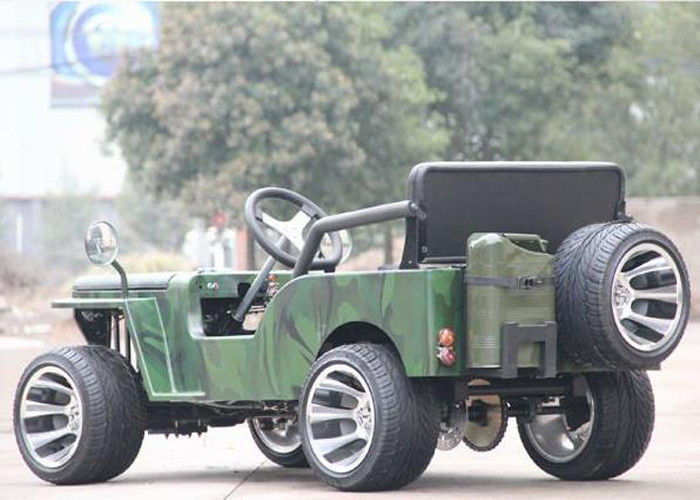 Hava Soğutma 125cc Çocuk Buggy Go Kart 1 Yağ Kutusu / 2 Gerçek Deri Koltuk