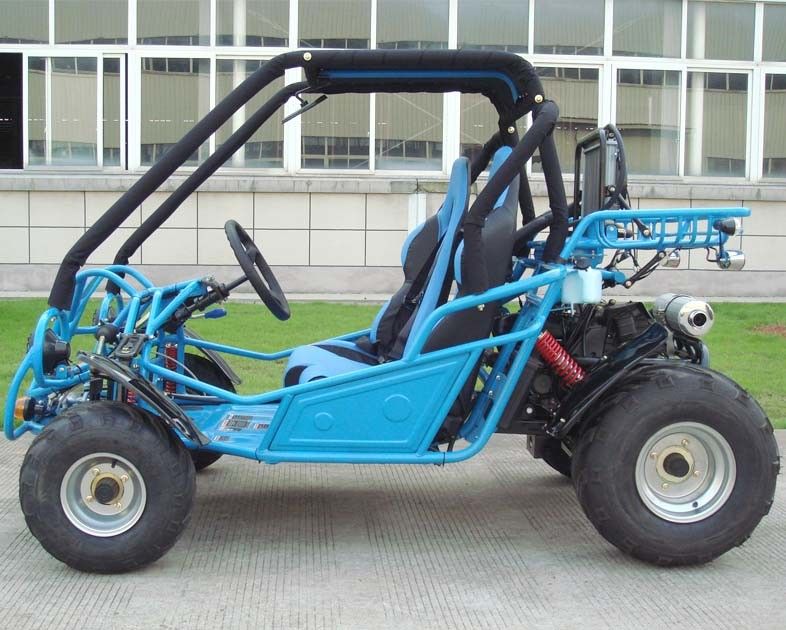 250cc Go Kart Buggy Çift Kol / Tek A - Kolon CVT Geri / Yol Lastiği