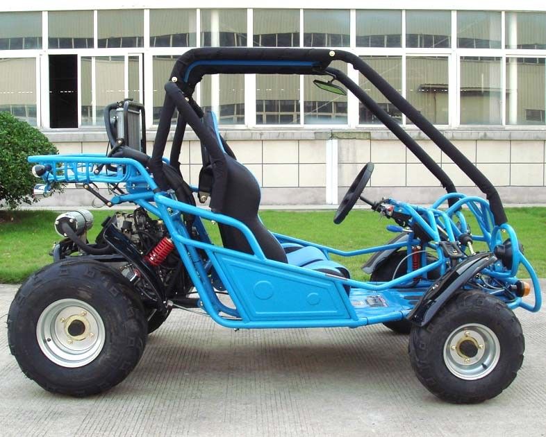 250cc Go Kart Buggy Çift Kol / Tek A - Kolon CVT Geri / Yol Lastiği