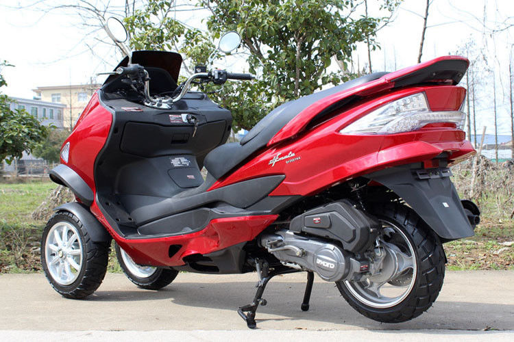 Su Soğutmalı Yetişkinler İçin 3 Tekerlekli Motosiklet, 300cc / 250cc Tek Silindirli Motosiklet