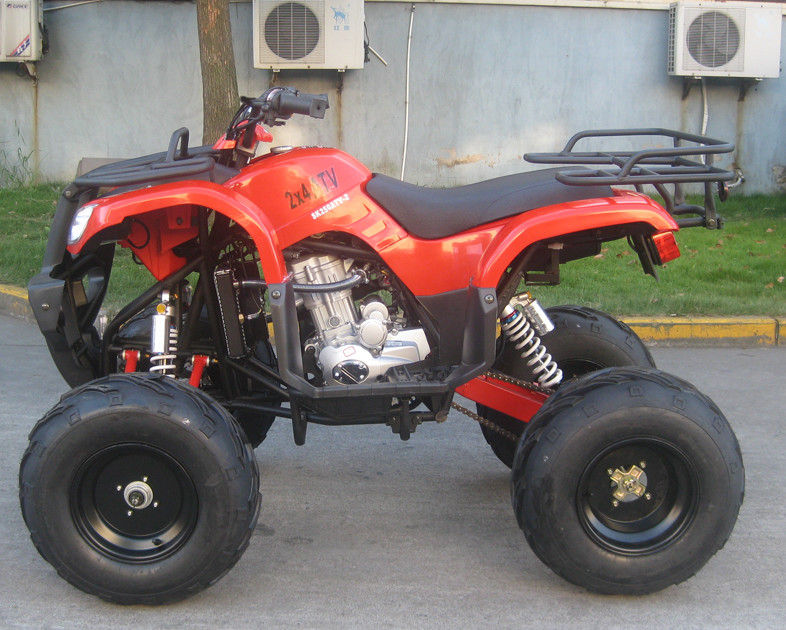 Su Soğutmalı 4 Tekerlek Tüm Arazi Aracı ATV 150CC, 3.9HP Zincirli Tahrikli