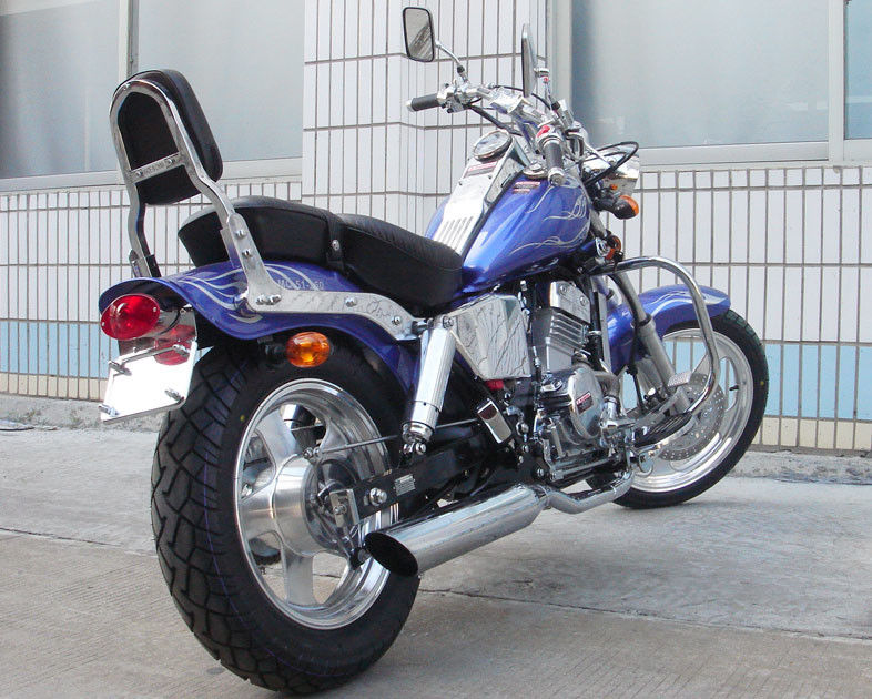 Su Soğutmalı 250cc Yüksek Güçlü Motosikletler Hızlı Elektrikli Motosiklet Arka Kampana Fren