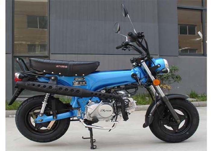 125cc Yüksek Güçlü Motosikletler 4 Vites Motorlu Ön Diskli Fren Arka Kampanalı Fren