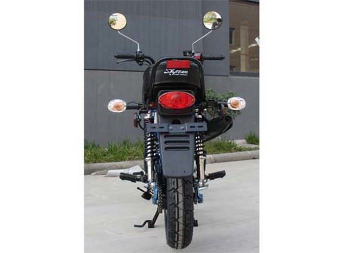 125cc Yüksek Güçlü Motosikletler 4 Vites Motorlu Ön Diskli Fren Arka Kampanalı Fren