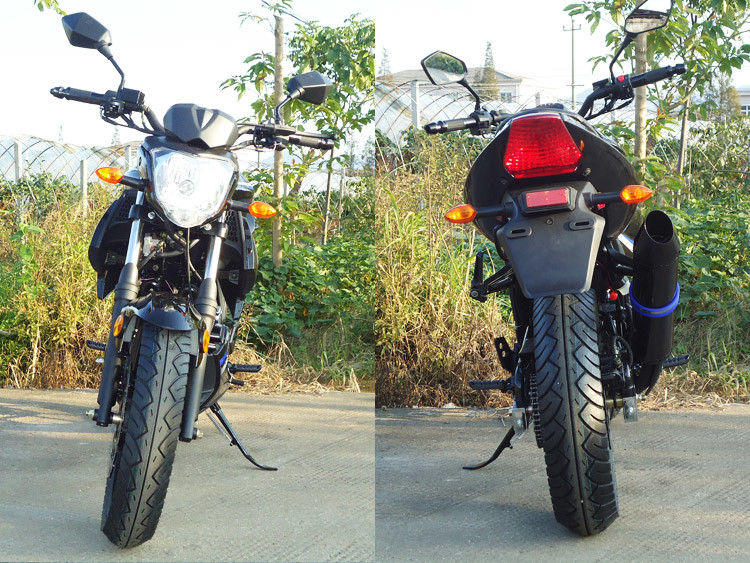Hava Soğutmalı Yüksek Güçlü Motosikletler 250cc Tek Silindirli Motosiklet, Sinyal Işıklarıyla
