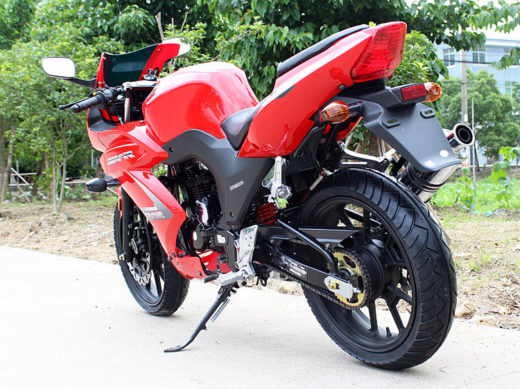 Tek Silindirli Sokak Bisikletleri 4 Zamanlı Hava Soğutmalı, Akıllı Şekil 250cc Spor Motosikletleri