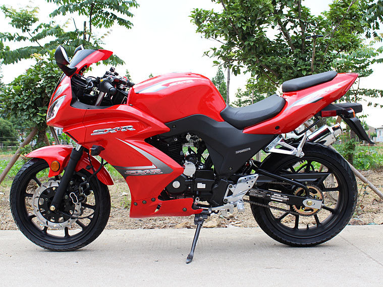 Tek Silindirli Sokak Bisikletleri 4 Zamanlı Hava Soğutmalı, Akıllı Şekil 250cc Spor Motosikletleri
