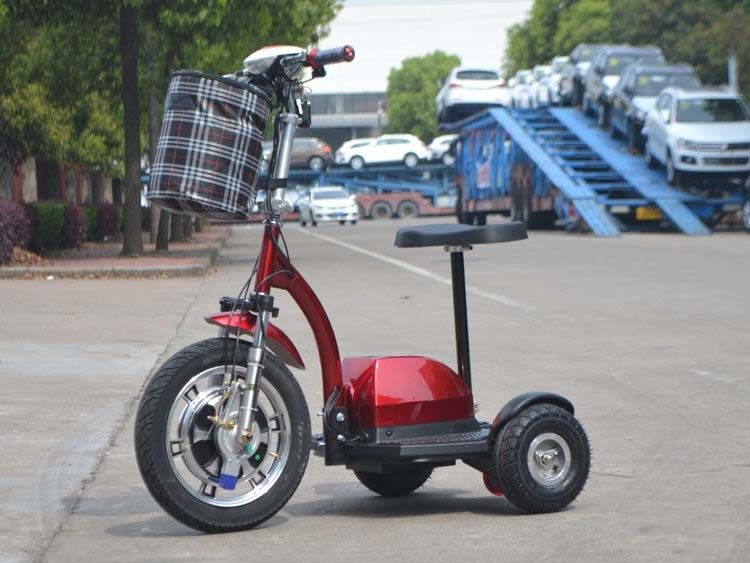 El Freni 350w Elektrikli Moped Bisiklet 25 Km / H Kalıcı Mıknatıslı Fırçalı DC Motorlu