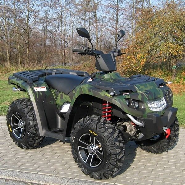 Yağ Soğutmalı 400cc Dört Tekerlekli Atv Çift / Tek A - Alüminyum Jantlı Elektrikli Vitesli Kol