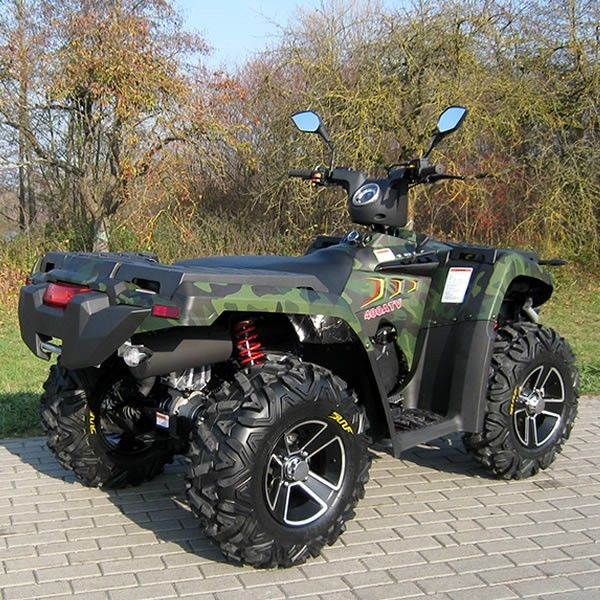 Yağ Soğutmalı 400cc Dört Tekerlekli Atv Çift / Tek A - Alüminyum Jantlı Elektrikli Vitesli Kol