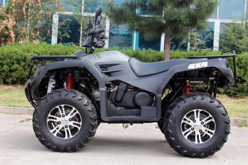 Yetişkin 400cc Dört Tekerlekli ATV, Ekstra Büyük Boy Hava Soğutmalı + Yağ Soğutmalı Şaft Sürücü