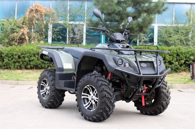 Yetişkin 400cc Dört Tekerlekli ATV, Ekstra Büyük Boy Hava Soğutmalı + Yağ Soğutmalı Şaft Sürücü