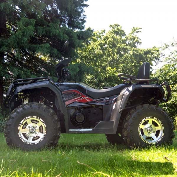 Tek Silindirli Dört Tekerlekli ATV 400cc 4 Wheeler Dörtlü, 4 * 4 F / R Bağımsız Süspansiyonlu