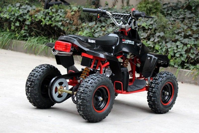 800 w 48 v Çocuklar Elektrikli Quad Bike, yetişkinler Için Elektrikli Dört Tekerlekli Şaft Tahrik İletim