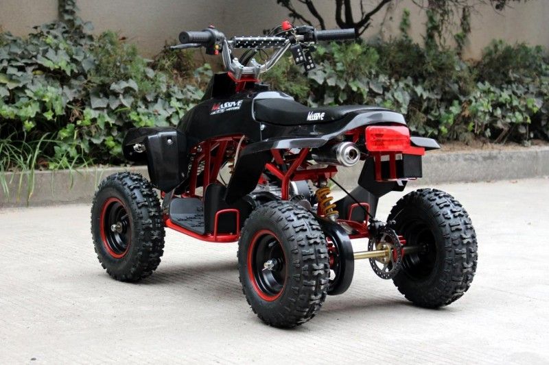 800 w 48 v Çocuklar Elektrikli Quad Bike, yetişkinler Için Elektrikli Dört Tekerlekli Şaft Tahrik İletim