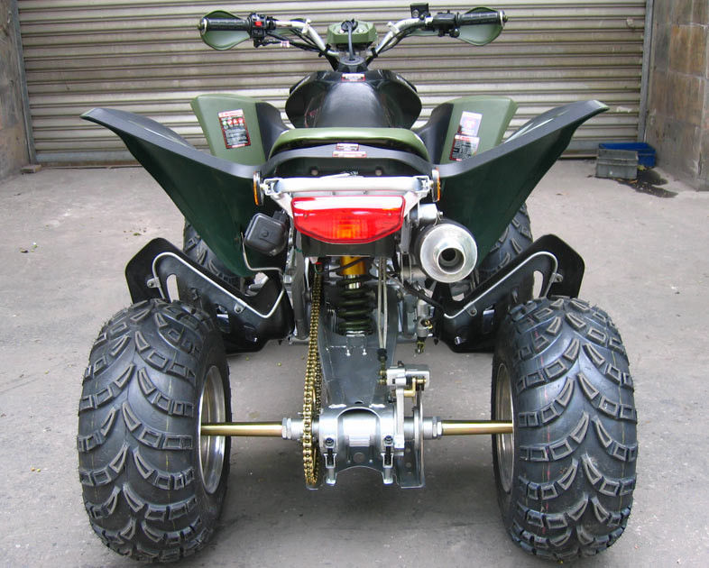 Ekstra Büyük Gençlik Yarış Atv 250cc Atv Quad Bike CDI Elektrikli Çalıştırma Kılavuzu Debriyaj