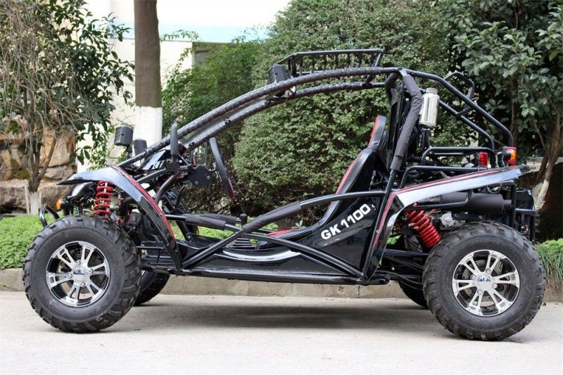 1100CC Çift Kollu Salıncaklı Go Kart Buggy, 4 Silindirli Sıvı Soğutma, Bağımsız Süspansiyonlu