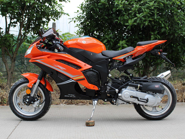 Yol için 60 Km / H Hız ile Tek Silindir 50cc Chopper Motosiklet