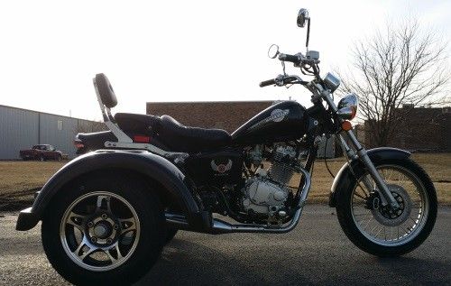250cc Hava Soğutmalı, Tek Silindirli 3 Teker Trike Scooter, 4 Zamanlı Soğutma Sistemi