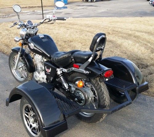 250cc Hava Soğutmalı, Tek Silindirli 3 Teker Trike Scooter, 4 Zamanlı Soğutma Sistemi
