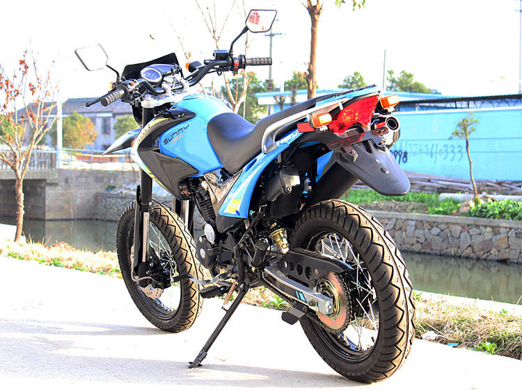 250cc Tek Silindir 4 Zamanlı Hava Soğutmalı Kir Bisiklet Motosiklet Zincir Tahrikli