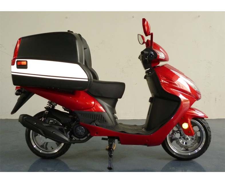 Ön Disk Arka Tamburlu İki Tekerlekli Yetişkin Motorlu Scooter / 13 