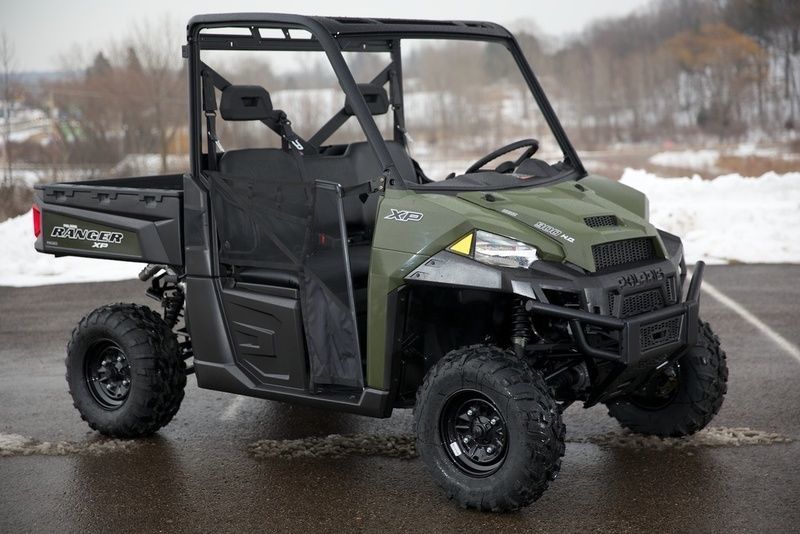 Ön Cam Ve Kapılı Polaris Ranger Xp 900 Sage Green Gas Utility Araçları