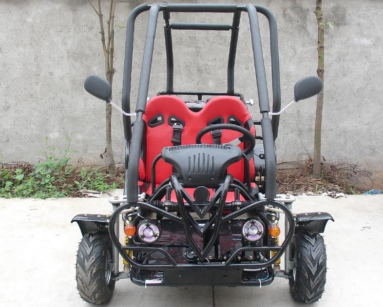 110cc Küçük Boy Motorlu Go Karts, Yetişkin Go Kart Otomatik Debriyaj 3 Hızı Ters