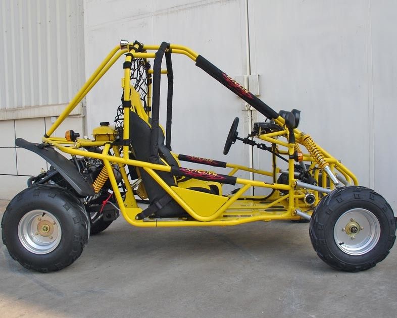Büyük Boy 150CC Go Kart Buggy Otomatik Debriyaj Ön / Arka Diskli Fren CVT