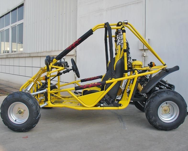Büyük Boy 150CC Go Kart Buggy Otomatik Debriyaj Ön / Arka Diskli Fren CVT