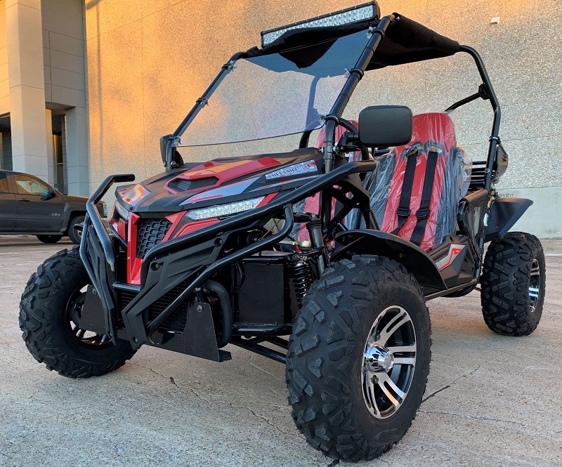 Su soğutmalı elektrikli başlatma Go Kart Buggy, disk frenli ve 4 vuruşlu tek silindirli