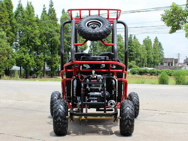 110cc Tam Otomatik Git Kart Buggy Hava Soğutmalı CDI Electirc Arka Disk Fren Ile Başlayın