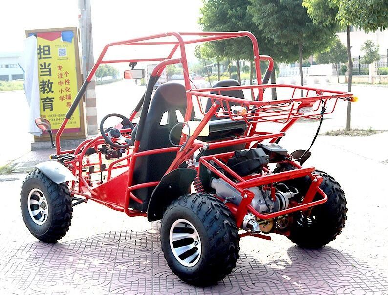 Yatay Tip Go Kart Buggy 4 Zamanlı Havalı Soğuk 4 Kişilik Ön / Arka Diskli Fren