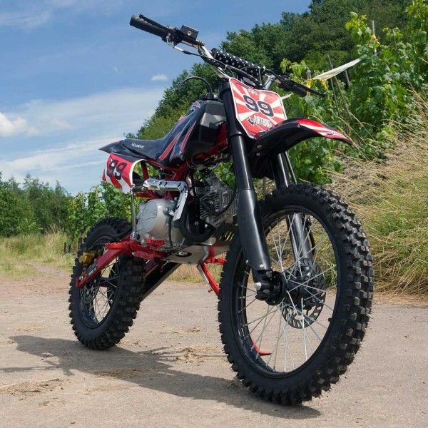 125cc Orta Boy Dirt Bike Motosiklet Elektrikli / Kick, Manuel Debriyaj ile Başlar