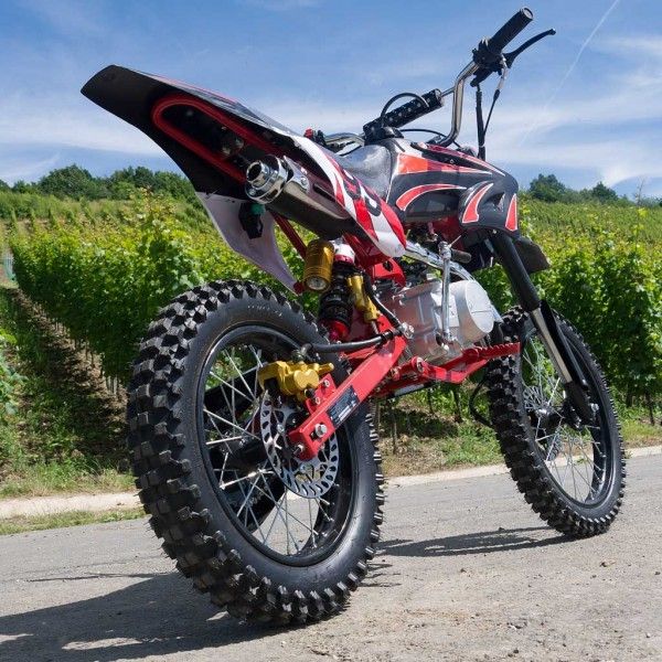 125cc Orta Boy Dirt Bike Motosiklet Elektrikli / Kick, Manuel Debriyaj ile Başlar