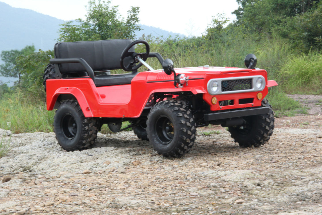 Elektrikli Start 110cc 125cc 150cc Off Road Go Kart / Yan Yana Kart