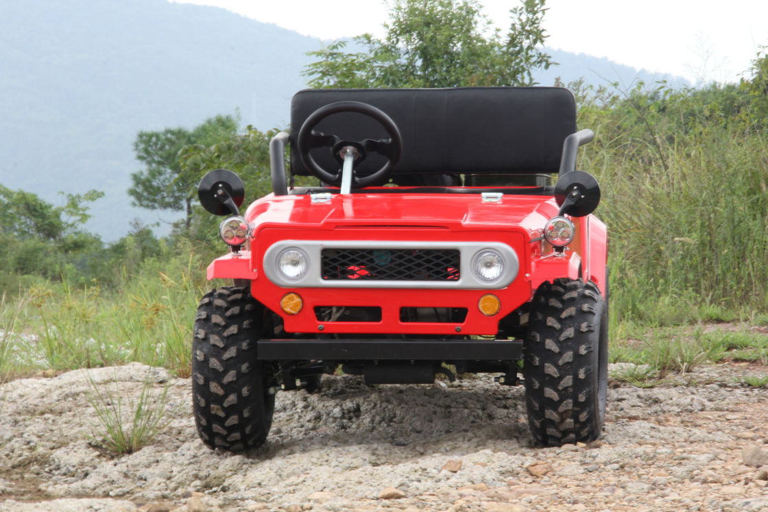 Elektrikli Start 110cc 125cc 150cc Off Road Go Kart / Yan Yana Kart