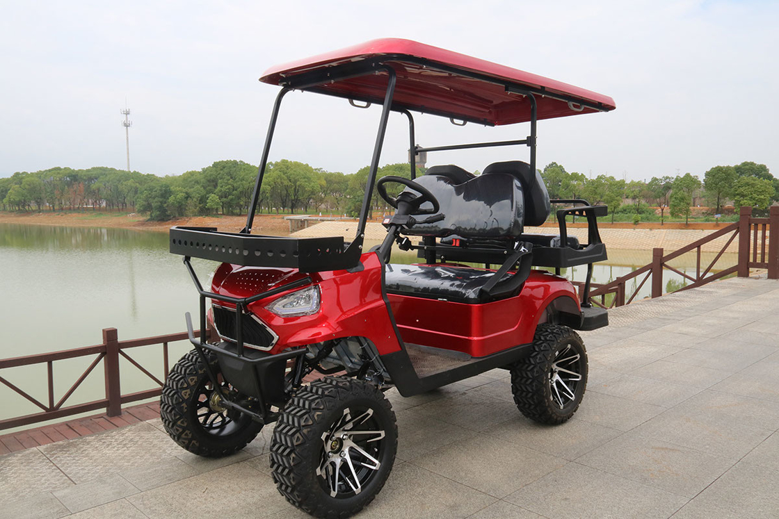 4 kişilik elektrikli golf arabası ve ön raf 48V/4000W,150A lityum pil