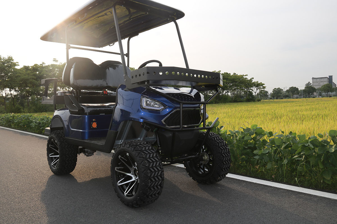 4 kişilik elektrikli golf arabası ve ön raf 48V/4000W,150A lityum pil