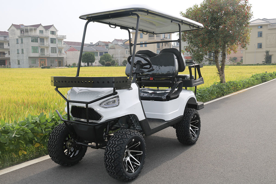 4 kişilik elektrikli golf arabası ve ön raf 48V/4000W,150A lityum pil