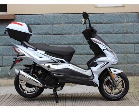 4.41hp / 7500rpm Yetişkin Motorlu Scooter CVT 2 Tekerlekli Scooter, 13 