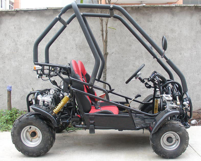 Küçük 3 Hız 110cc Go Kart Buggy İkili ATV, CDI Electirc Start ile