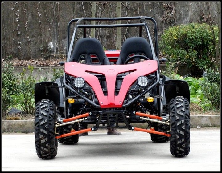 250cc Go Kart Dune Buggy Yarış Kartı 2 Büyük Baş Işıklı Yetişkin İçin