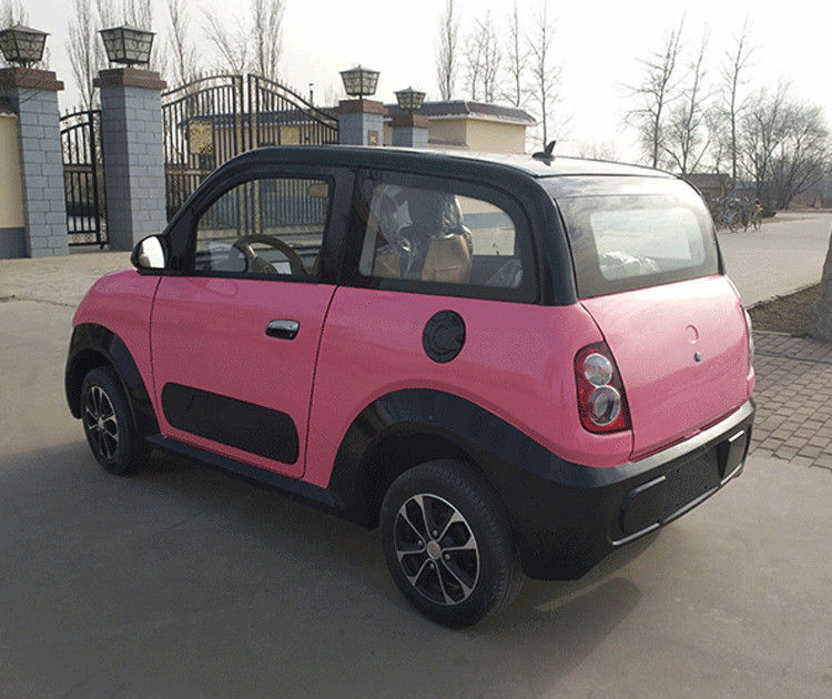 Pembe / Mavi Elektrikli Golf Arabaları 220v 4.2kw 2 Koltuklu Elektrikli Araba, Ön Diskli / Arka Davul